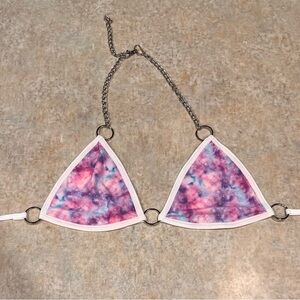 Planet disco rave/Festival bikini top